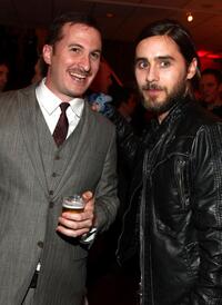 Director Darren Aronofsky and Jared Leto at the after party of the premiere of "The Wrestler."