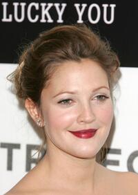 Drew Barrymore at the premiere of "Lucky You" during the 2007 Tribeca Film Festival.