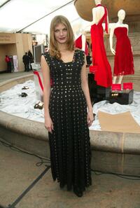 Angela Lindvall at the Red Dress Project during the Mercedes-Benz Fashion Week.