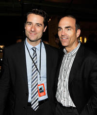 Todd Lieberman and Mark Zordai at the after party of the premiere of "Surrogates."