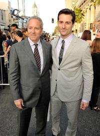 David Hoberman and Todd Lieberman at the premiere of "The Proposal."