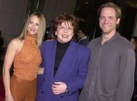 Holly Hunter, Billie Jean King and Matt Letscher at the premiere of "When Billie beat Bobby."