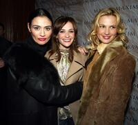 Charlotte Lewis, Bre Blair and Kathleen MacKellan at the Maxim Magazine's "Warm and Fuzzy" party.