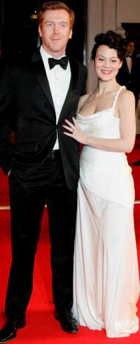 Damian Lewis and guest at the Orange British Academy Film Awards (BAFTAs).