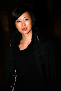 Linh-Dan Pham at the Elie Saab Ready-to-Wear A/W 2009 fashion show the during Paris Fashion Week.