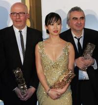 Jacques Audiard, Linh-Dan Pham and Tonino Benaquista at the 31st Nuit des Cesar.