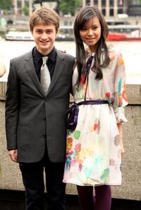 Daniel Radcliffe and Katie Leung at the photocall of "Harry Potter And The Order Of The Phoenix."
