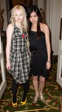 Evanna Lynch and Katie Leung at the Sony Ericsson Empire Awards 2008.