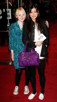Evanna Lynch and Katie Leung at the world premiere of "The Golden Compass."
