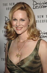 Laura Linney at the N.Y. premiere of "Driving Lessons."