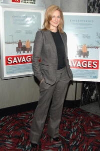 Actress Laura Linney at the N.Y. premiere of "The Savages."