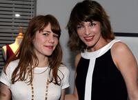 Jenny Lewis and Milla Jovovich at the presentation of Jovovich-Hawk For MNG Collection.