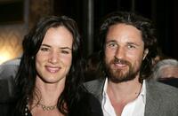 Juliette Lewis and Martin Henderson at the after party following the premiere of "Little Fish".