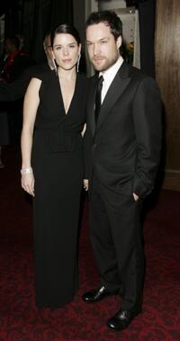 Neve Campbell and John Light at the after show party of Official BAFTA.