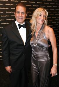 Rich Little and his wife Marie Marotta at the Bloomberg News Party.