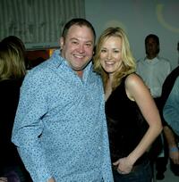 Mark Addy and Jennifer Erwin at the CBS and UPN Winter Press Tour party.