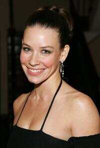 Evangeline Lilly at the intimate dinner hosted by Chanel and Sienna Miller in honor of Les Exclusifs de Chanel.