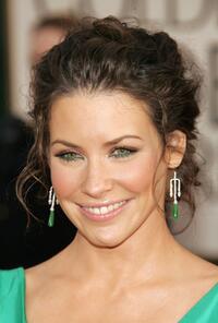 Evangeline Lilly at the 63rd Annual Golden Globe Awards.