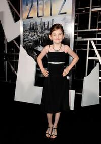 Morgan Lily at the premiere of "2012."