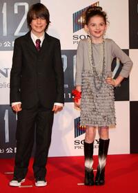 Liam James and Morgan Lily at the Japan premiere of "2012."