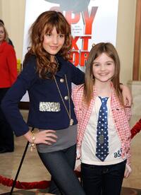 Bella Thorne and Morgan Lily at the premiere of "The Spy Next Door."