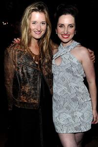 Grace Gummer and Zoe Lister-Jones at the after party of the California premiere of "Breaking Upwards."