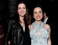 Anne Hathaway and Zoe Lister-Jones at the after party of the California premiere of "Breaking Upwards."
