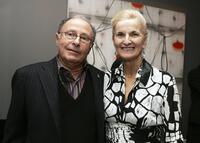 Peter Bart and Phyllis Fredette at the GQ/American Cinematheque Pre-Golden Globe Party.