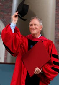 John Lithgow at the the Harvard University Commencement exercises.