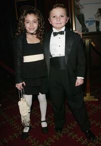 Raquel Castro and Paulie Litt at the premiere of "Jersey Girl."