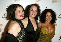 Vanessa Aspillaga, Priscilla Lopez and Daphne Rubin-Vega at the after party of the play opening of "Anna in the Tropics."