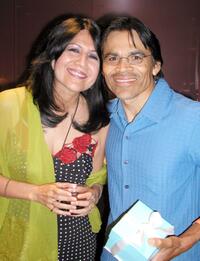 Evelina Fernandez and Sal Lopez at the after party for the 7th Annual Los Angeles Latino International Film Festival.