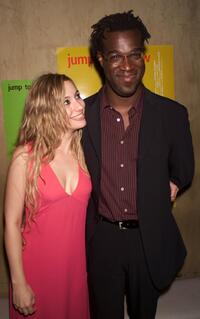 Natalia Verbeke and Tunde Adebimpe at the post premiere party of "Jump Tomorrow."