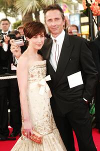 Thierry Lhermitte and Elsa Zylberstein attends the premiere of "Zivot Je Cudo" (Life is a Miracle) at The 57th Annual Cannes Film Festival.