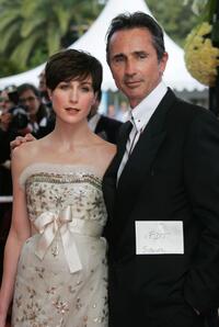 Thierry Lhermitte and actress Elza Zylberstein at the official screening of "Zivot Je Cudo (Life is a Miracle)" during the 57th Cannes Film Festival.