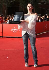 Valentina Lodovini at the "Official Awards" during the 2nd Rome Film Festival.