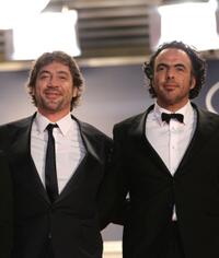 Javier Bardem and director Alejandro Gonzalez Inarritu at the 63rd Annual Cannes Film Festival.