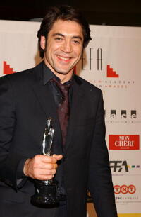 Javier Bardem at the 'European Film Awards 2004' in Barcelona, Spain. 