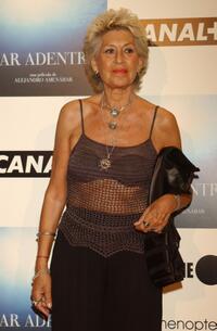 Pilar Bardem at the Madrid premiere of "Mar Adentro."