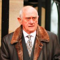 John Bardon at the House of Parliament in London.