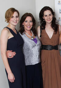 Laura Carmichael, Phyllis Logan and Michelle Dockery at the Evening with Downton Abbey Raising Money For Merlin "The Medical Relief Charity" in UK.
