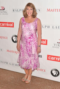 Phyllis Logan at the photocall of "Downton Abbey" Season 4.