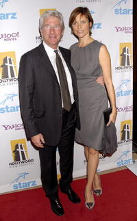 Richard Gere and Carey Lowell at the 11th Annual Hollywood Awards.