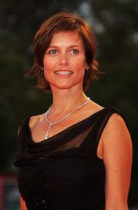 Carey Lowell at the premiere of "I'm Not There"during the 64th Venice Film Festival.