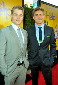 Mike Vogel and Chris Lowell at the California premiere of "The Help."