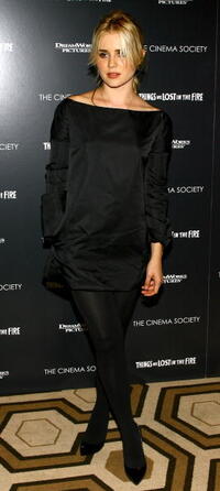Actress Alison Lohman at the N.Y. premiere of "Things We Lost in the Fire."