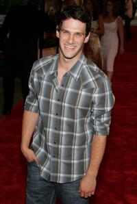 Justin Bartha at the premiere of "Trust The Man."