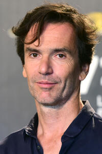 Boris Lojkine at the "Camille" photocall during the 72nd Locarno Film Festival.