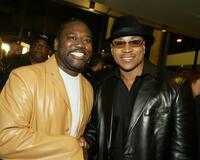 LL cool J and Gary Hardwick at the premiere of "Deliver Us From Eva."