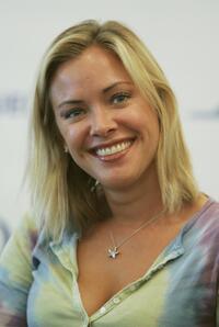 Kristanna Loken at the "Cinema For Peace" press conference.
